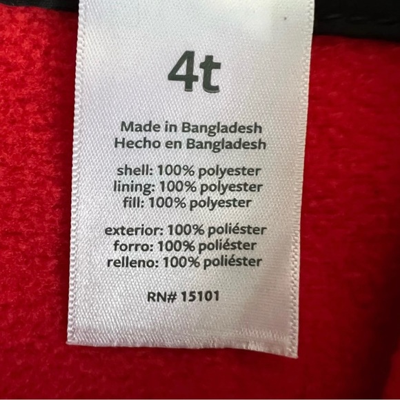 CARTER'S Black and Gray Brushed Poly Micro Fleece-Lined Jacket - Picture 8 of 8